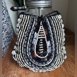Antoine‎ & Lili Hand-Beaded Shoulder Bag – Boho Embellished Evening Purse